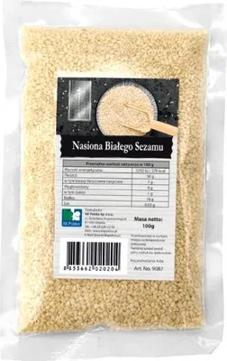 Zdjęcie produktu dla Nasiona białego sezamu 100g - Thai Pride