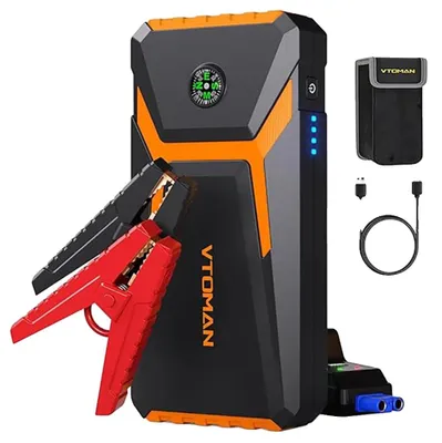 Obrázek produktu pro Startovací zařízení s automatickým spuštěním, špičkový proud 2000A, funkce LED osvětlení, VTOMAN V6 PRO