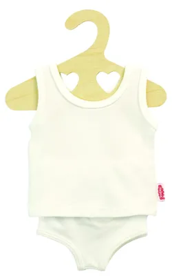 Produktbild von Puppen-Unterwäsche weiß 28-35cm