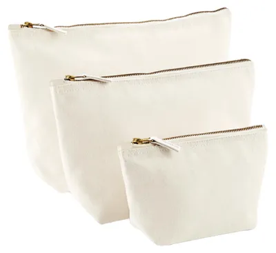 Produktbild von Westford Mill - Zubehörtasche, Canvas FK1643 (16 cm x 22,5 cm) (Natürlich)