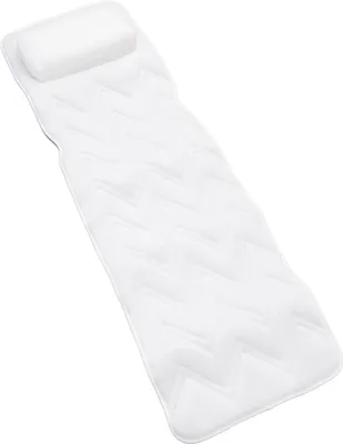 Produktbild von Polyester Ganzkörper-Spa-Badematratze Kissen - 5D Atmungsaktives Netz - Badekissen mit rutschfesten Saugnäpfen - 126x41 cm.