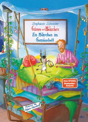 Produktbild von Grimm und Möhrchen – Ein Möhrchen im Gemüsebett: Eine Bilderbuch-Geschichte zum Einschlafen mit dem kleinen Zesel