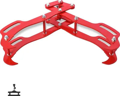 Obrázek produktu pro Zvedák trámů, robustní ocelová konstrukce, otočnost o 360°, 4 drápy – 36 palců