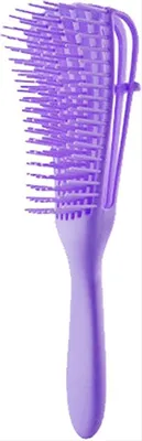 Produktbild von Go Go Gadget – Lila Anti-Tangle-Haarbürste – Entwirrungsbürste – Stylingbürste für lockiges Haar