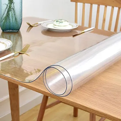Immagine prodotto di Copri piano cottura resistente al calore - Pellicola trasparente - Protegge la cucina - Spessore 3 mm - 95x170 cm - Trasparente