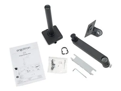 Obrázek produktu pro Ergotron NX Series NX MONITOR ARM BLACK, Svorka, 8 kg, 0 mm (0"), 86,4 cm (34"), 100 x 100 mm, Černá