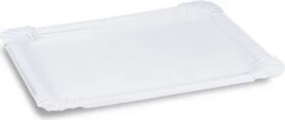 Produktbild von 250x BIONATURE Pappteller aus Frischfaser 20 x 16,5 cm fettdicht weiß