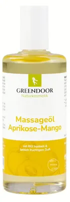 Produktbild von GREENDOOR Massageöl Aprikose-Mango