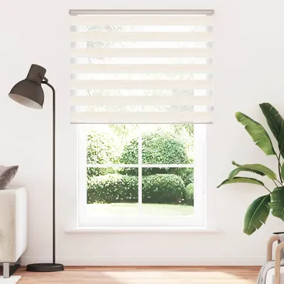 Produktbild von vidaXL Doppelrollo Marmorbeige 150x230cm Stoffbreite 145,9 cm Polyester