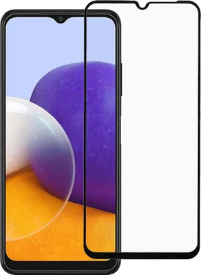 Produktbild von Samsung Galaxy A22 5G Displayschutz - Full-Cover 9H Panzerglas - Schwarz