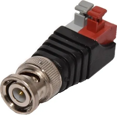 Produktbild von Hohlstecker 5,5x2,1-2,5mm Cinch Kupplung BNC Stecker mit Schnellklemmen BNC Kupplung