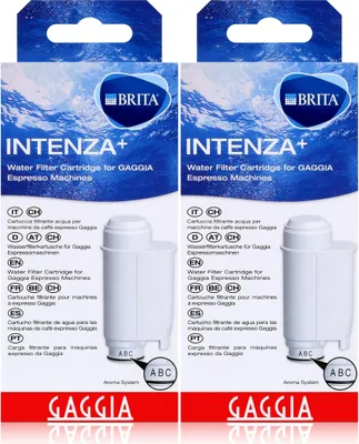 Produktbild von Gaggia Brita Intenza+ Wasserfilter Kartusche für Espressomaschine (2er Pack)