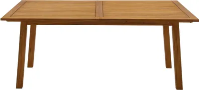 Produktbild von Miliboo - Ausziehbarer Gartentisch mit integrierter Verlängerung aus Massivholz B180-240 cm MAYEL
