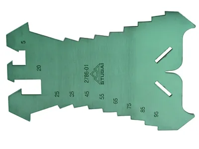Produktbild von HaWe 786.01 ANREIßSCHABLONE 140X100X1,3 4011333786017