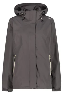 Image de VESTE FEMME CMP À CAPUCHE ET FERMETURE ÉCLAIR AVEC AÉRATION Veste de pluie pour femme