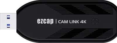 Image de Ezcap331 Clé de capture vidéo HD 4K, carte de capture de caméra USB3.0, résolution maximale 2160p, supporte l'enregistrement/la transmission en direct, noir