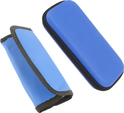 Produktbild von Insulin-Kühltasche für Reisen, wärmeisolierend, kältebeständig, mit Reißverschluss, leicht, tragbar, ideal für Diabetiker, blau