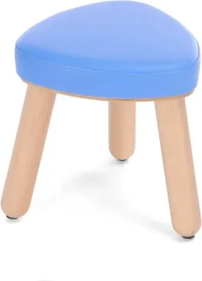 Produktbild von Polsterhocker für Kinder, Sitzhöhe 31cm, blau