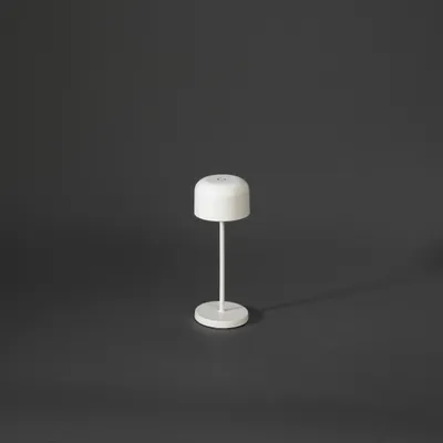 Immagine prodotto di Konstsmide LED Tischleuchte Lille Mini | weiß | Indoor/Outdoor | Kabellos | 7,5 x 7,5 x 20 cm | 7835-250