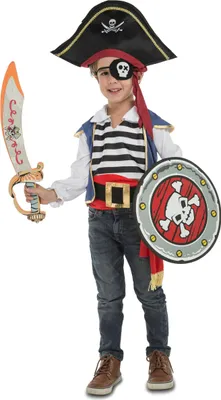 Immagine prodotto di Costume da pirata con accessori per bambini - 110/116 (5-6 anni)