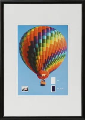 Produktbild von Kunststoff Bilderrahmen New Lifestyle A4 21x29,7cm Schwarz