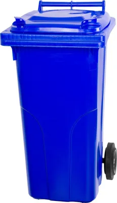 Immagine prodotto di Contenitore Europlast 120 lit., in plastica, blu 5002, HDPE, bidone per rifiuti