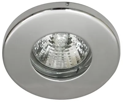 Obrázok produktu pre Kúpeľňové zápustné stropné svietidlo DERYL 5 - 1xGU5,3, MR16, 50W, 8,5cm, okrúhle, chrómované
