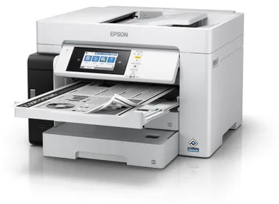Produktbild von Epson EcoTank Pro ET-M16685, Tintenstrahl, Monodruck, 4800 x 2400 DPI, A3, Direktdruck, Schwarz, Grau