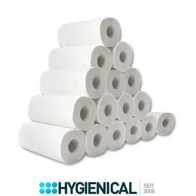 Produktbild von 16 Küchenrollen, Küchenpapier, 3 lagig 100 % Zellstoff, weiß