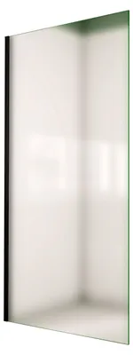 Produktbild von Duschspa Walk-In Dusche 90x200cm Mattiertes Duschwand Schwarz matt 10mm NANO ESG-Glas Duschabtrennung Duschtrennwand