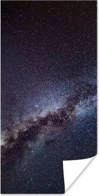 Produktbild von MuchoWow® Poster Mars in der Milchstraße 80x160 cm - Kinderzimmer