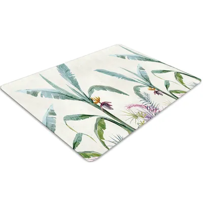 Produktbild von Stuhlunterlage Bürostuhlunterlage 120 cm x 90 cm Bodenmatte Bürostuhlunterlage - Dschungelvegetation