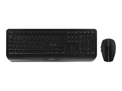 Immagine prodotto di CHERRY GENTIX DESKTOP - Set tastiera e mouse - senza fili - 2,4 GHz - Pan-Nordic - Nero