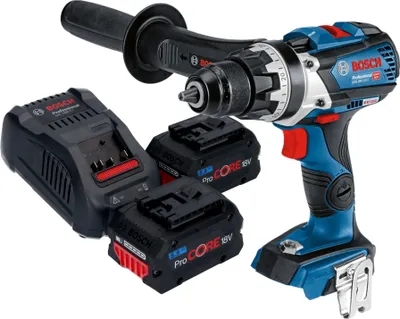 Image de Bosch GSR 18V-110 C Professional Perceuse-visseuse sans fil 18 V 110 Nm Brushless + 2x batterie ProCORE 5,5 Ah + chargeur
