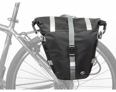 Produktbild von Fahrrad Gepäckträgertasche A-N495 Seitentasche wasserabweisend schwarz