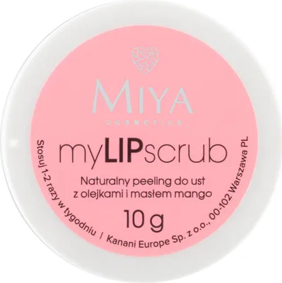 Obrázek produktu pro Miya Cosmetics MyLIPscrub Přírodní peeling na rty s oleji a mangovým máslem, 10 g