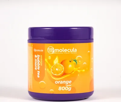 Produktbild von Popping Boba I Molekularer Kaviar Bubble Tea, Bubbles, Bubble tea Perlen 800g I ORANGE