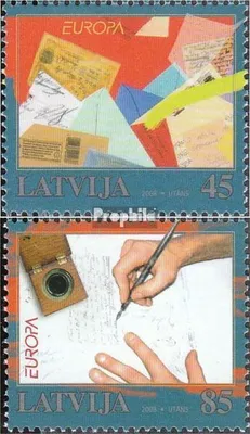 Produktbild von Briefmarken Lettland 2008 Mi 731-732 (kompl.Ausg.) postfrisch Europa