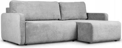 Produktbild von Ecksofa - Mit Schlaffunktion und Bettkasten - L-Form - Rechts - Grau - 222 x 96 x 148 cm - Schlafsofa - Modernes Sofa - CUBE