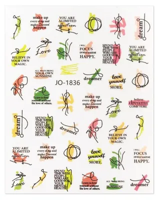 Produktbild von Cupio Sticker für Nägel JO-1836