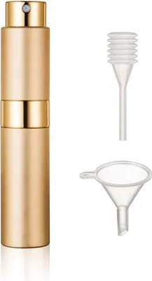Produktbild von Parfümzerstäuber Nachfüllbar 10ml Leer Reise Glas Mini Parfüm Zerstäuber Sprühflasche mit Trichter und Pipette