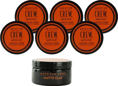 Produktbild von American Crew Matte Clay 6 x 85 g Haarpaste mittlerer halt Set