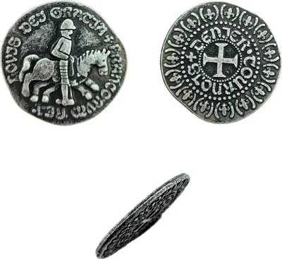 Immagine prodotto di CombiCraft Replica moneta medievale color argento - 100 pezzi