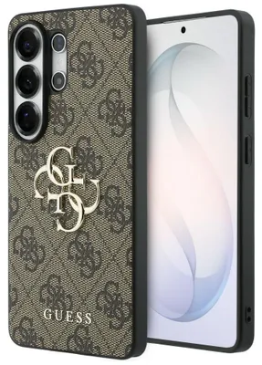 Produktbild von GUESS case passend für SAMSUNG S26 Ultra GUHCS26L4GMGBR (4G Big Metal Logo) brown