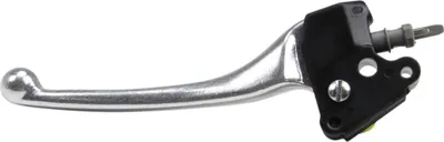 Image de Levier de frein gauche argent/noir pour Piaggio Liberty 50 125 / Vespa ET2 ET4 50 125 150