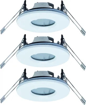 Zdjęcie produktu dla 2easy Premium lampy wpuszczane 3 reflektory zestaw sztywny IP65 51mm biały