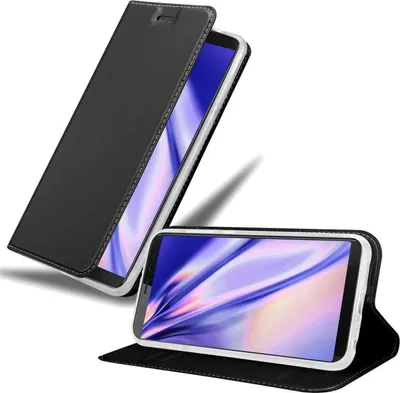 Immagine prodotto di Cadorabo custodia per cellulare per Cubot NOVA custodia protettiva in nero Cover Etui Book Case Booklet