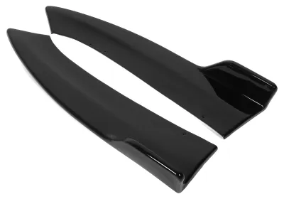 Image de 1 paire de diffuseurs de pare-chocs arrière de rechange pour Mercedes-Benz Classe C W206 AMG Line à partir de 2022, noir brillant