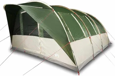 Immagine prodotto di vidaXL Tenda familiare a tunnel 7 persone Verde Impermeabile
