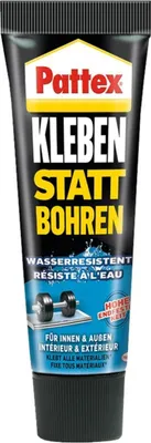 Produktbild von Pattex Kleben statt Bohren wasserresistent Montagekleber weiß 142 g